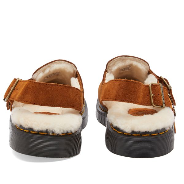 Dr. Martens Jorge Shearling Mule - Made in England Pecan Brown Repello