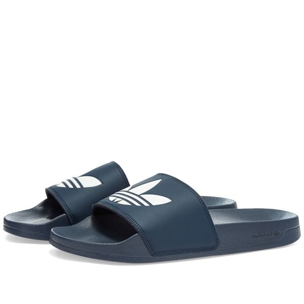 adidas adilette navy blue