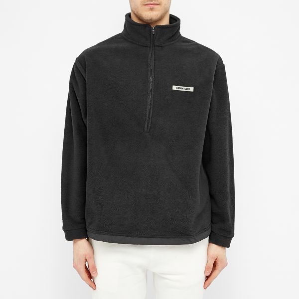 fear of god essentials half zip