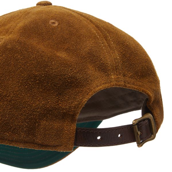 RRL Suede Roughout Baseball Cap Brown END. (Global)