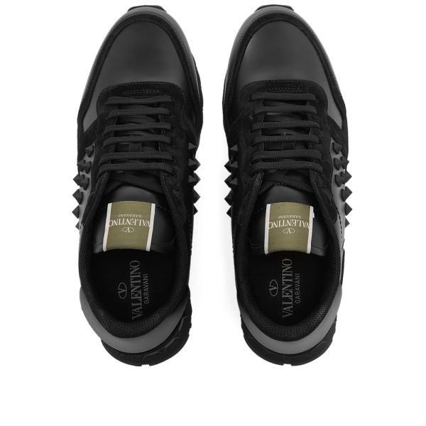 valentino all black trainers
