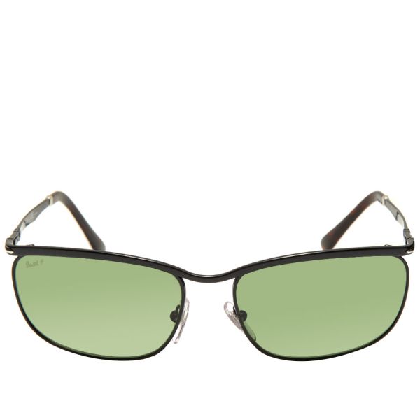 Persol Key West Sunglasses Black & Polarised Green END. (KR)