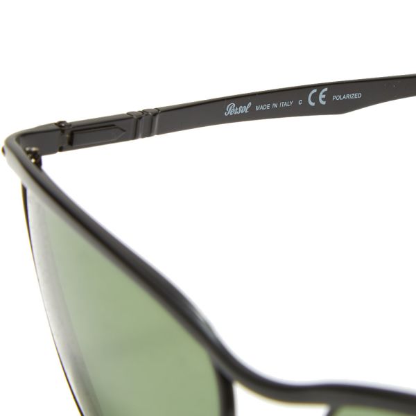 Persol Key West Sunglasses Black & Polarised Green END. (UK)