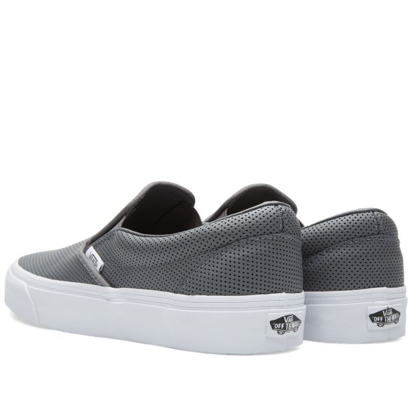 perforated vans slip ons