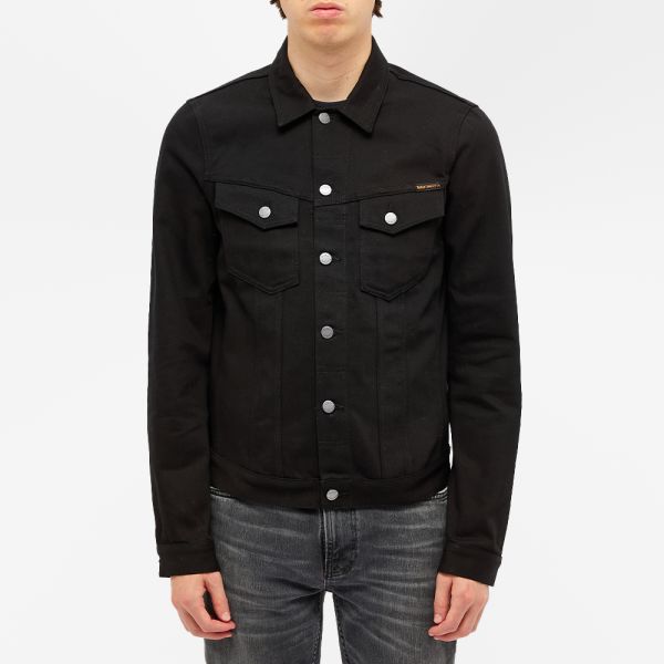 Nudie black denim jacket clearance