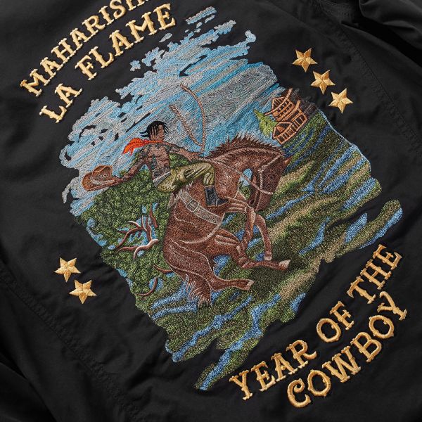 Maharishi X Travis Scott Year Of The Cowboy Tour Jacket Black End