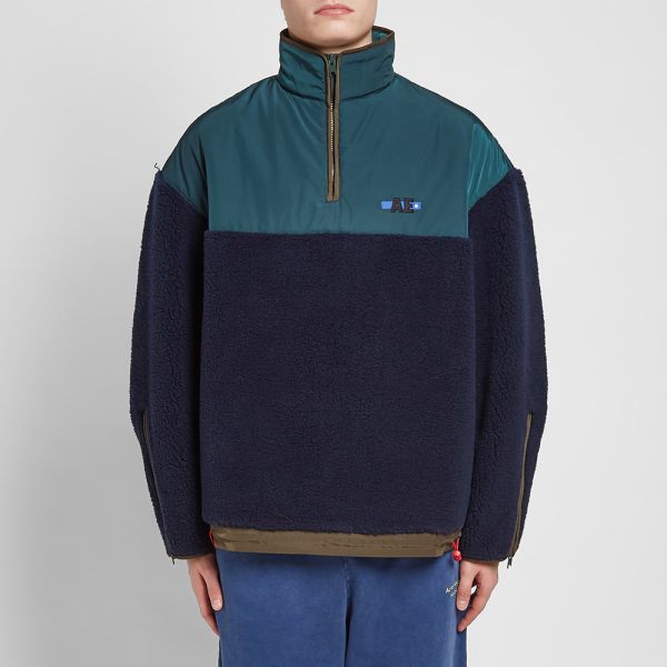 Half zip oversized clearance