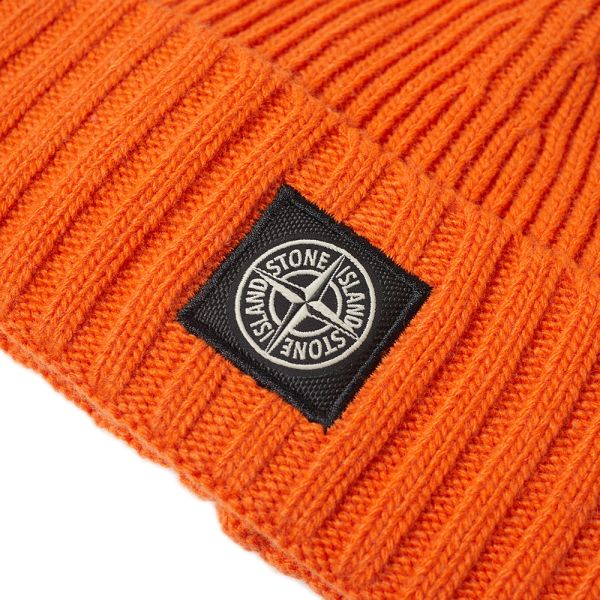 stone island beanie orange