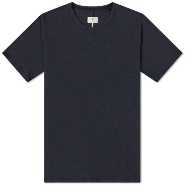 Rag \u0026 Bone Classic Flame Tee Deep Navy 