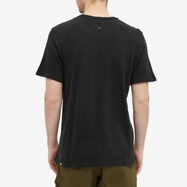 Rag \u0026 Bone Classic Flame Tee Jet Black 