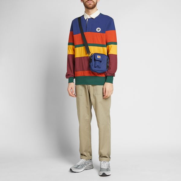 Color block rugby shirt clearance