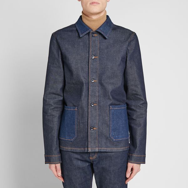 A.P.C. Mathis Denim Chore Jacket Indigo 