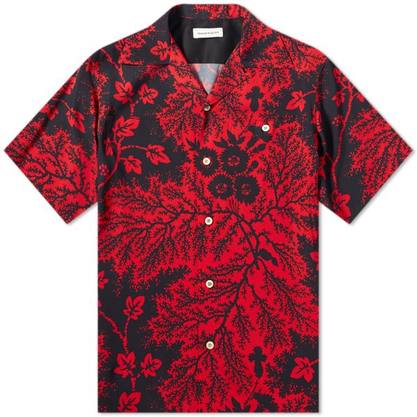 Alexander mcqueen red shirt clearance