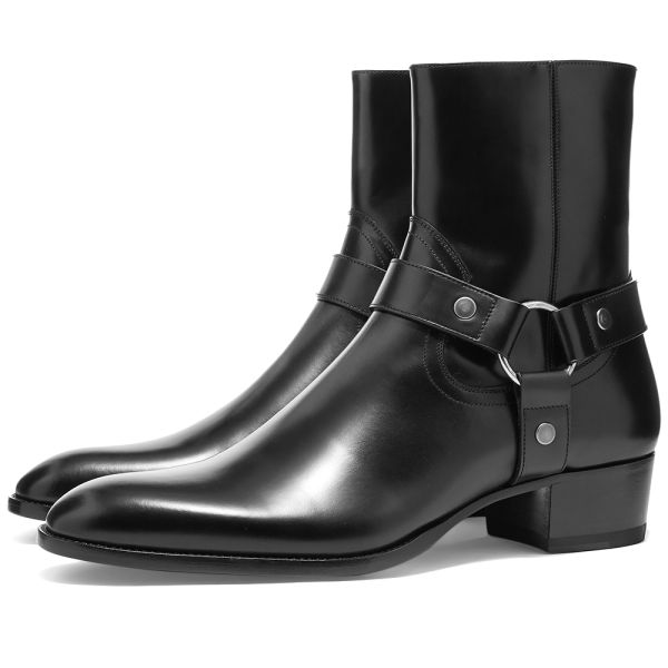 Black wyatt harness boots clearance