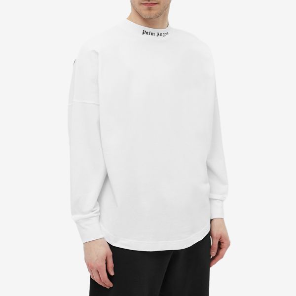 palm angels mock neck tee