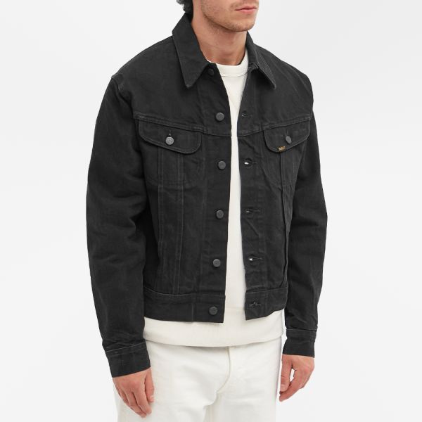RRL Lot 271 Denim Jacket Worn In Black 