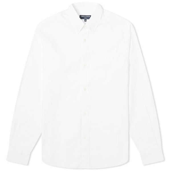 comme des garcons white jacket