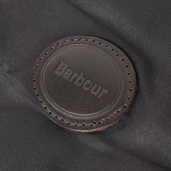 barbour waxed cotton dog coat