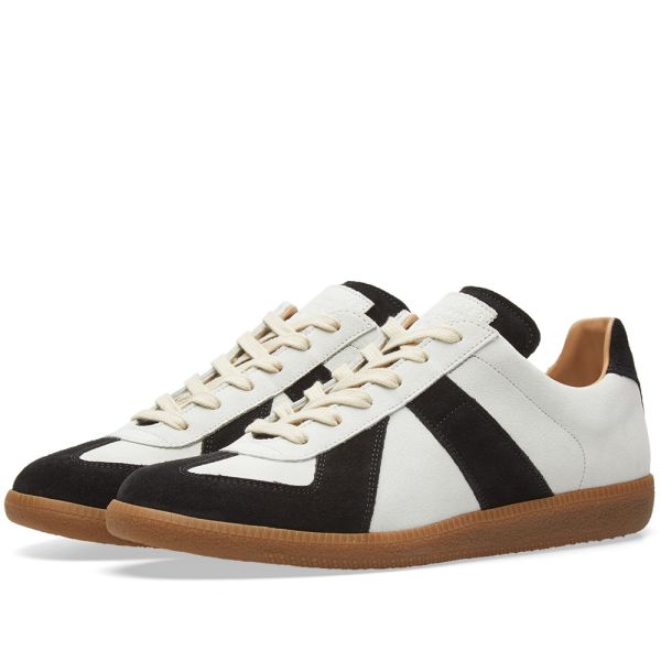 maison margiela suede sneakers