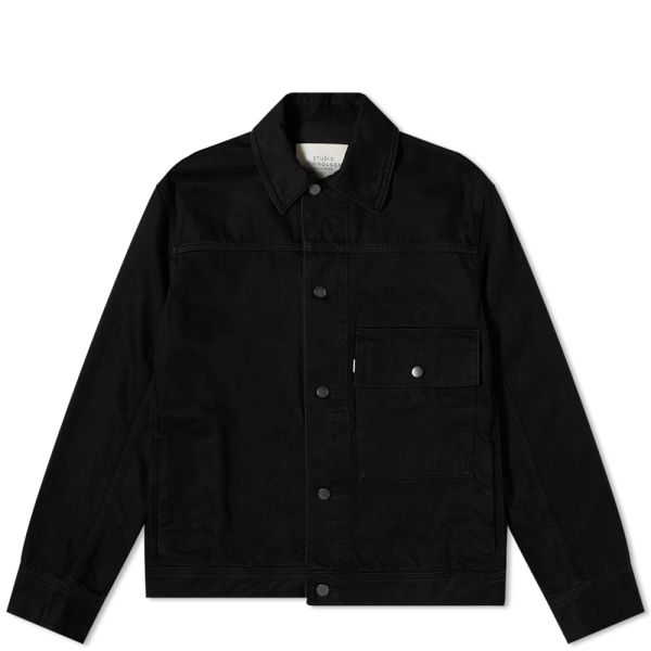black padded bomber jacket