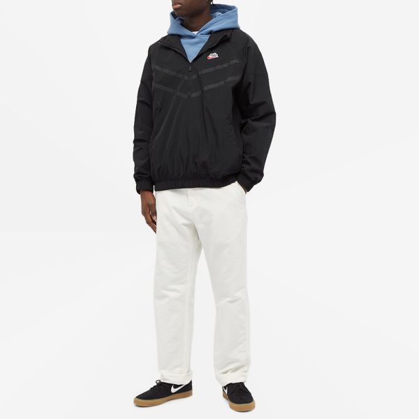 Nike heritage half zip track top clearance
