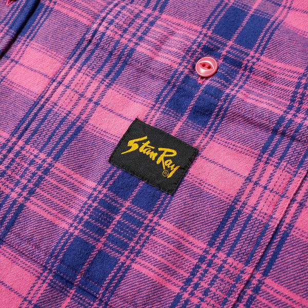 Stan Ray Flannel Shirt Pink Overdye END. (UK)