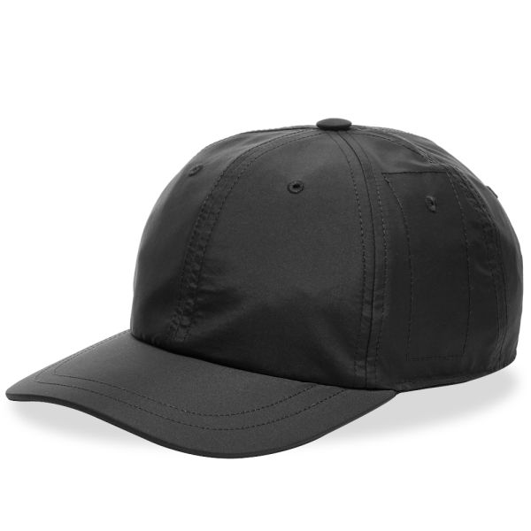 black nylon baseball cap
