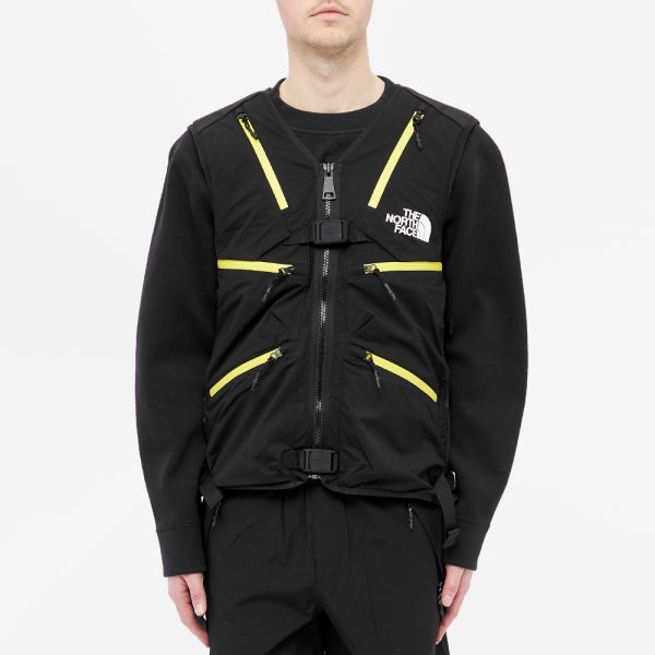 the north face black vest