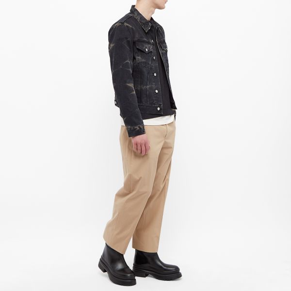 Dries Van Noten Acid Wash Denim Jacket 