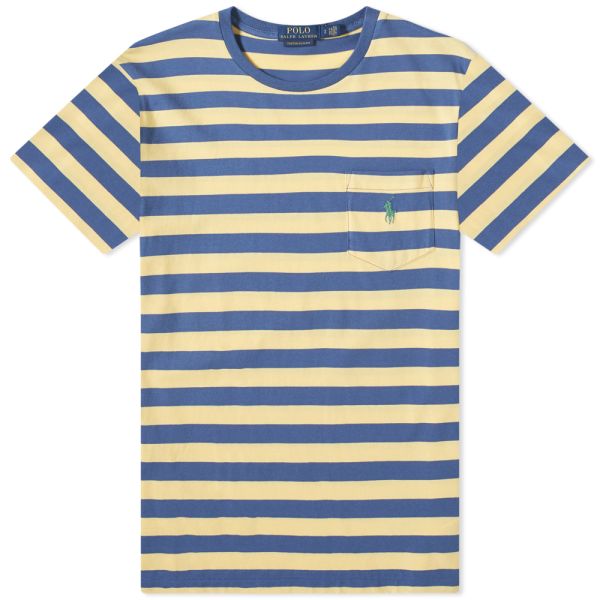 polo ralph lauren yellow t shirt