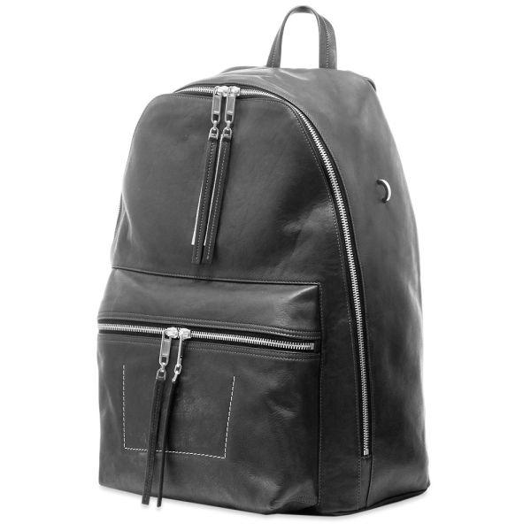 rick owens leather backpack