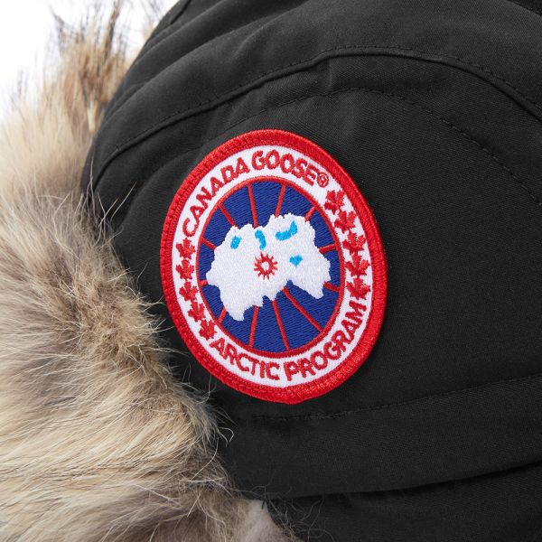 canada goose aviator hat red