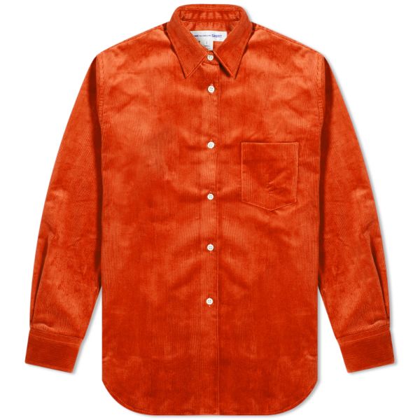 comme des garcons orange shirt