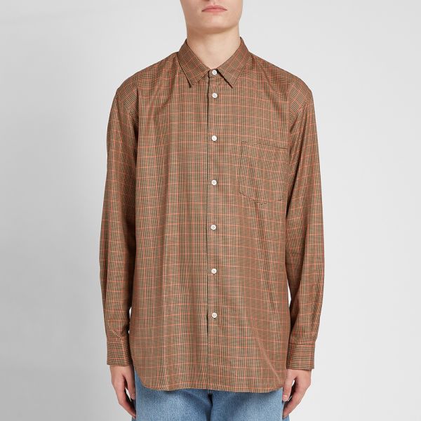 Comme des garcons brown shirt Clearance