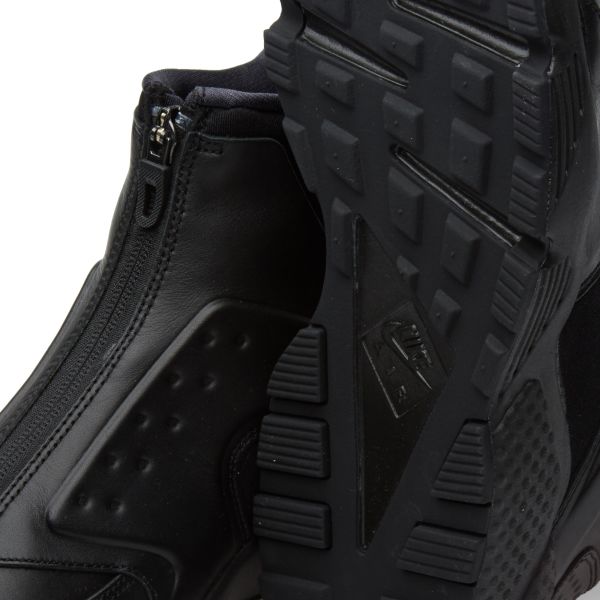 nike air huarache run mid mens black