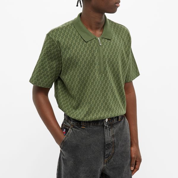 Polar zip pique shirt clearance