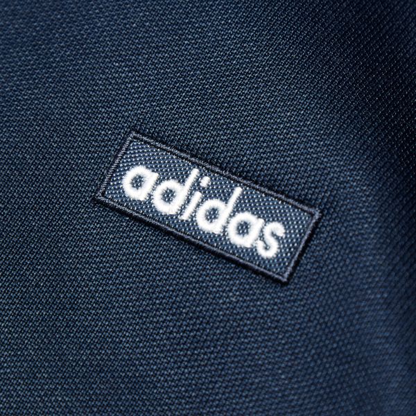 adidas beckenbauer track top navy