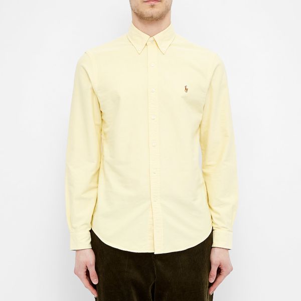 yellow ralph lauren button down