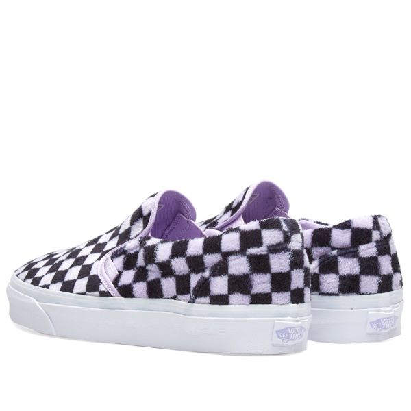 purple slide on vans