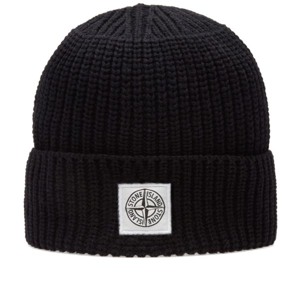 stone island beanie white