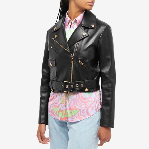 versace biker jacket