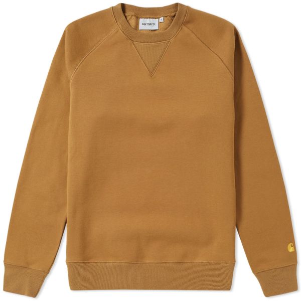 Carhartt chase sweatshirt hamilton brown clearance