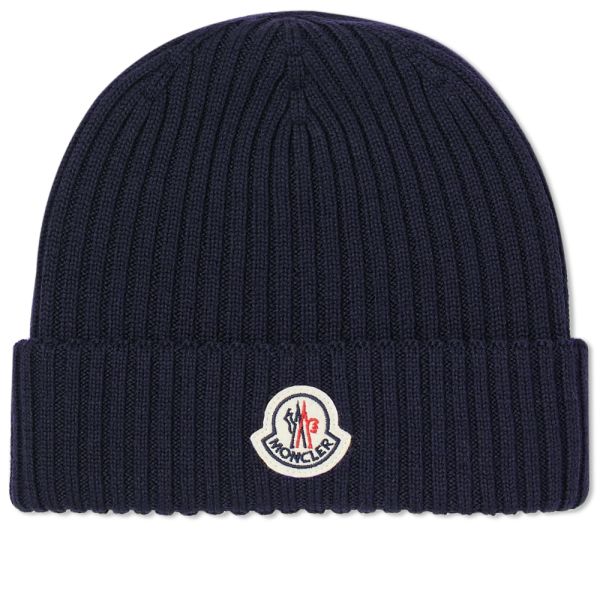 Moncler beanie navy blue clearance