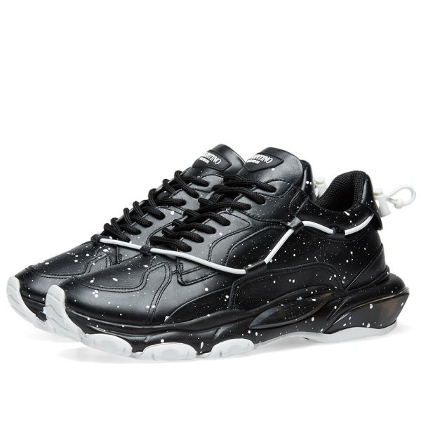 valentino bounce sneakers black