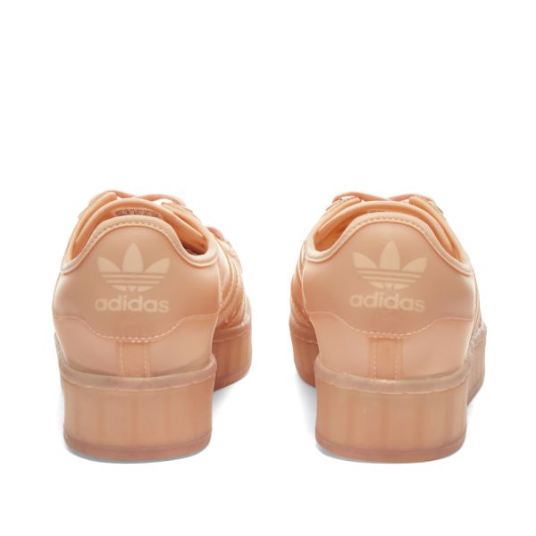 adidas superstar white peach