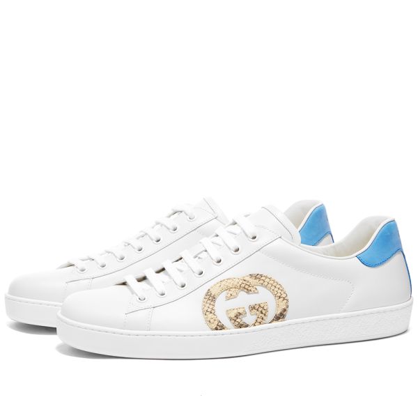 gucci ace leather sneaker white