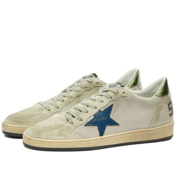 golden goose navy suede