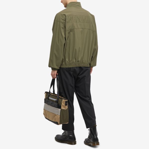 Neighborhood Poly Stand Track Jacket Olive Drab END. (AU)