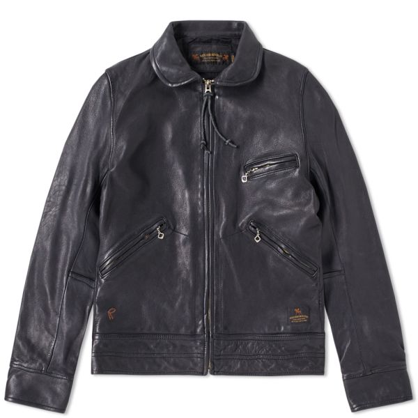 Neighborhood Nova Leather Jacket Black End Neighborhood Nova Leather Jacket Black