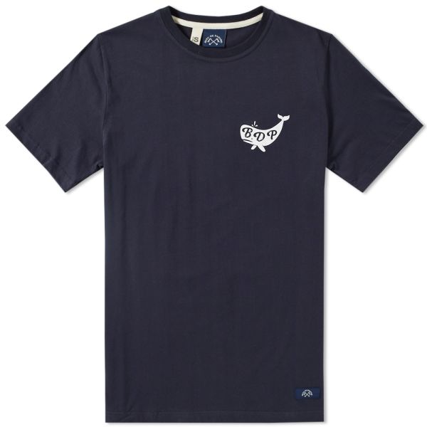 Bleu De Paname Whale Logo Tee Navy End
